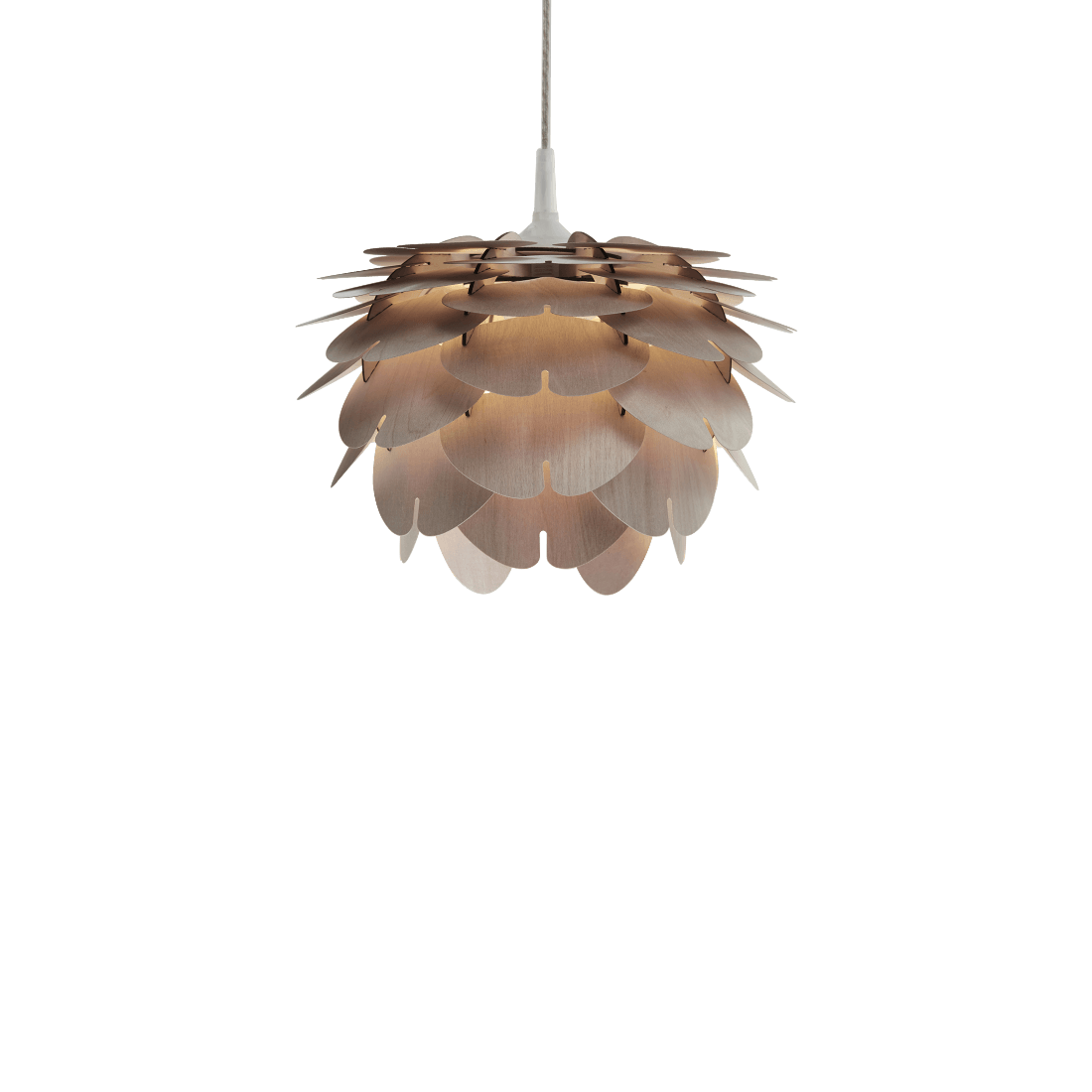 wooden light of organic shape | Aiko Mini Cappuccino