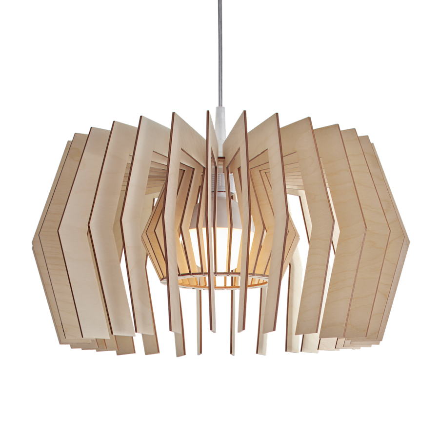 Equi | pendant light made of birch plywood