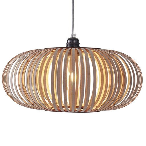 Holz pendelleuchte | Pendant lamp made of wood | Stripes N° 2 