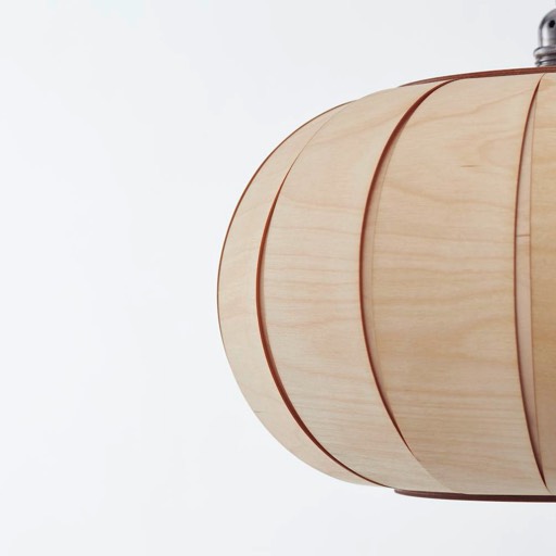 Tangerine pendant light. Details of the lamp.